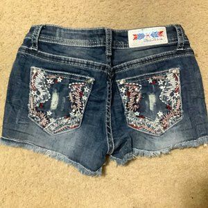 Grace in LA Jean Shorts